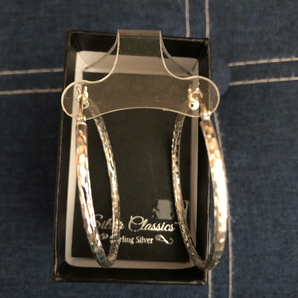 Sterling Silver Hoop Earrings